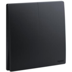 Legrand Mallia Senses 2810 03 MB 雙位雙控開關掣 (子夜黑)